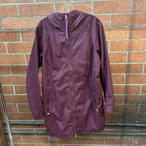 Lululemon Athletica Deep Purple Trench Coat